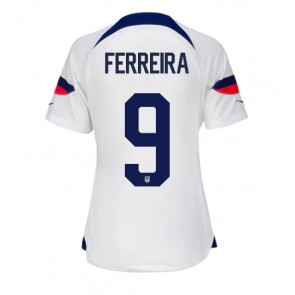 Förenta staterna Jesus Ferreira #9 Hemmatröja Dam VM 2022 Korta ärmar